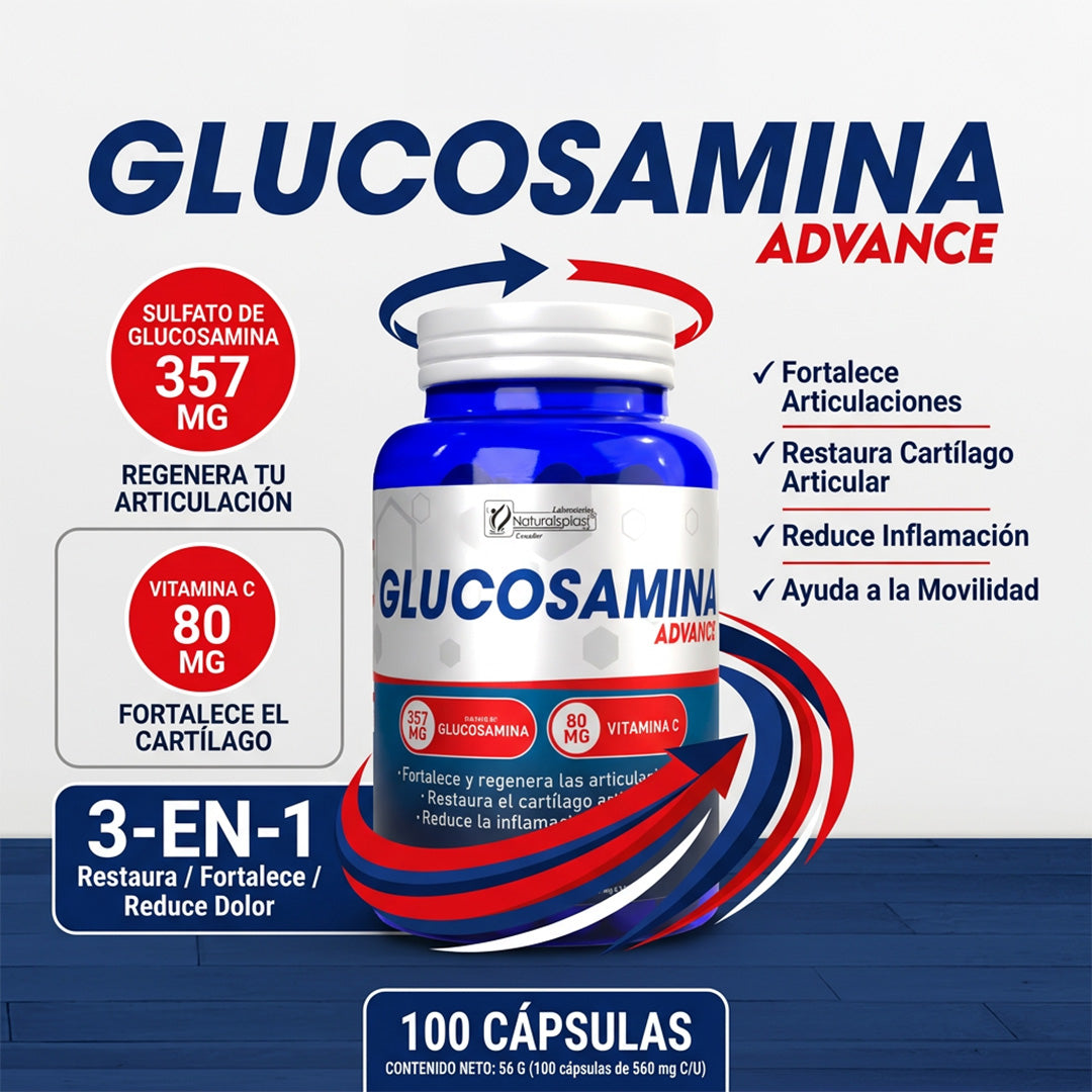 GLUCOSAMINA ADVANCE 100CAP /ARTICULACION