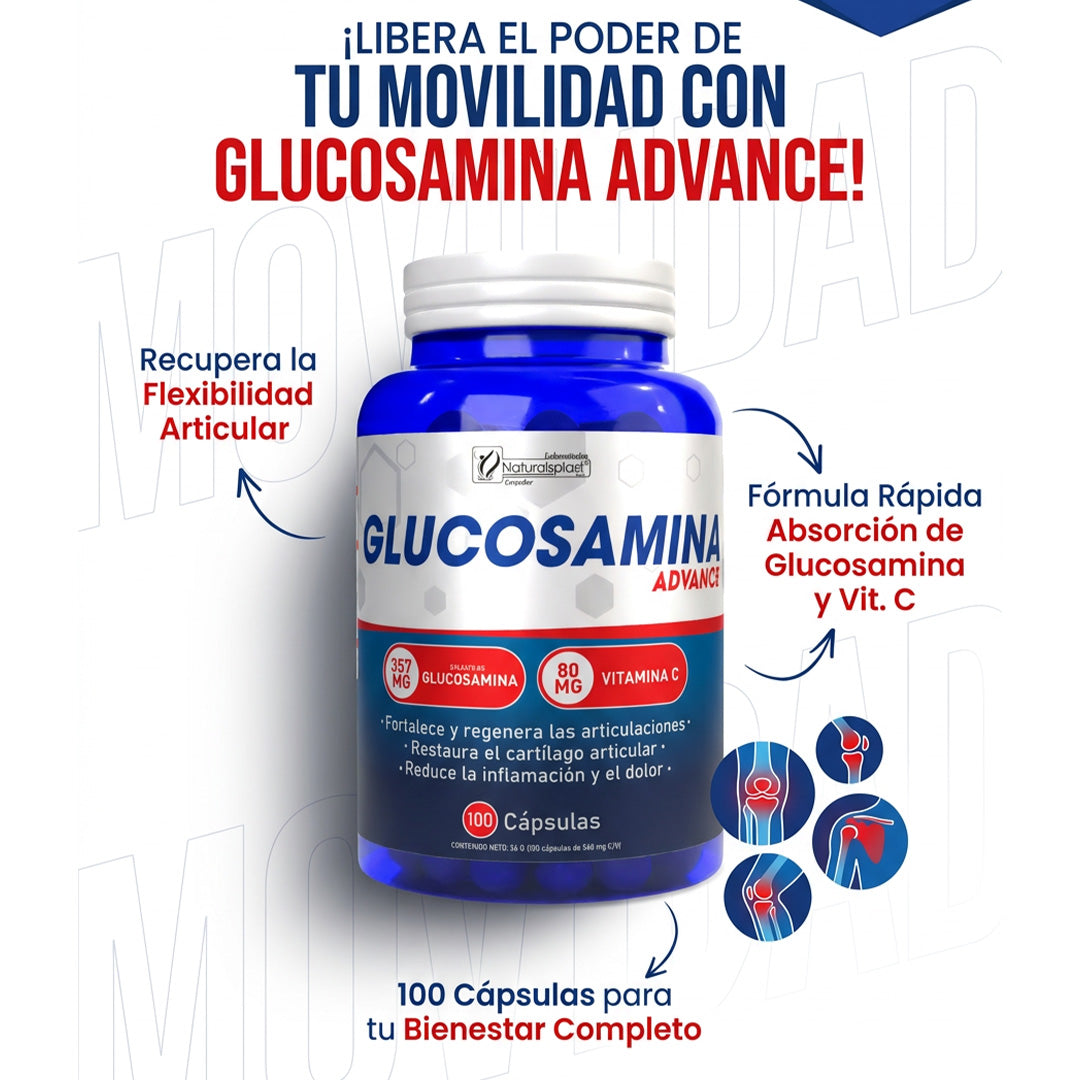 GLUCOSAMINA ADVANCE 100CAP /ARTICULACION