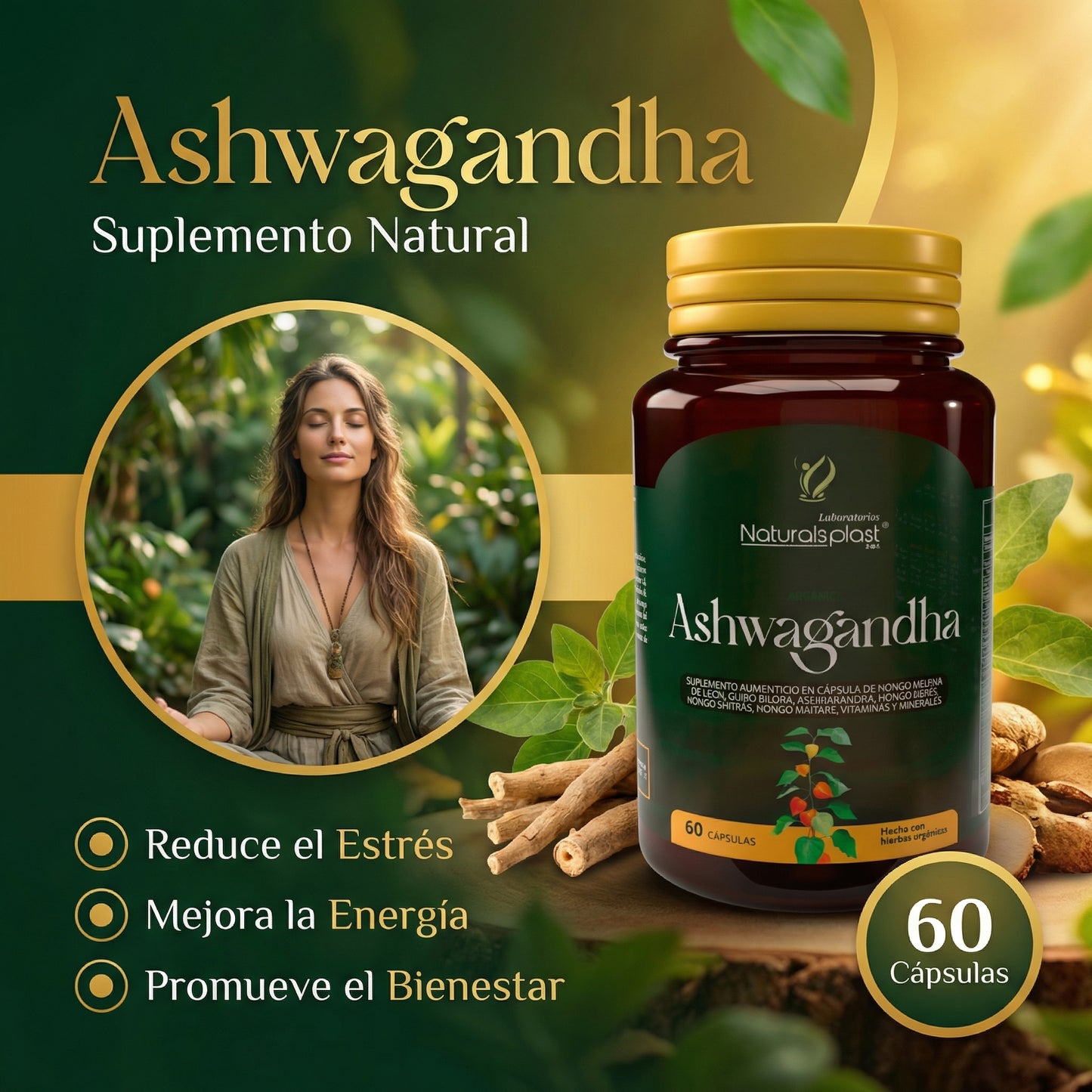 BIOCOLLAN 100CAP+ASHWAGANDHA 60CAP/SALUD